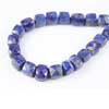 Beads, Lapis (natural), 7-8mm hand-cut faceted Box B grade, Mohs hardness 5-6. Sold per 6 Inch Strand Royal Blue color beads. Lapis lazuli is a deep blue with a touch of purple and flecks of iron pyrite. Lapis consists of Lapis (blue, calcite (white streaks) and silver flakes of pyrite. Deep blue color gemstones are of best kind. 